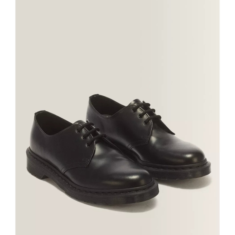 Dr. Martens 1461 Mono Smooth Leather Oxford Shoes Black Women's Size 8